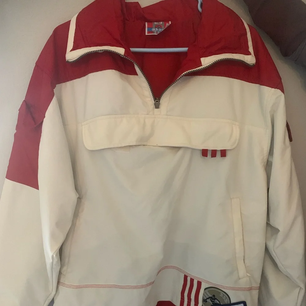Vintage Adidas 2004 Olympic USA Jacket Windbreaker Mens M - Picture 1 of 4